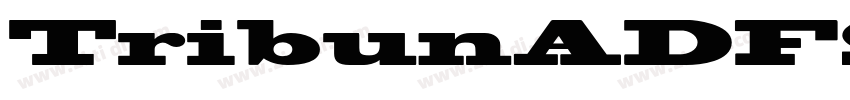 TribunADFStd MediumI字体转换